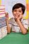 Young School Kid Smiling At Camera