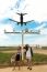 Two Girls Hitchhiking A Plane