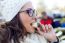 Young Beautiful Woman Shopping Fruit In A Market