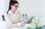 Young Businesswomen Working With Digital Tablet In Her Office