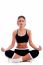 Fitness Woman Doing Meditation