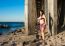 Woman In Bikini On The Beach