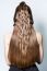 Back Portrait Of Beautiful Woman With Braiding Hair