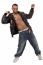 Street Dancer Performs Rap Dance