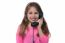 Cute Kid With Telephone Receiver