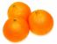 Three Oranges On White Background