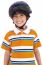 Kid With Head Cap Ready For Bicycle Ride