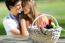 Attractive Couple On Romantic Picnic In Countryside