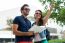 Young Tourist Couple Use Their Map And Pointing Where They Want