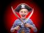 Little Boy Dressed As Pirate