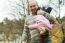 Playful Father And Daughter In Park