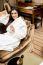 Relaxed Woman In Bathrobe, Leisure Time