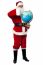 Full Length Portrait Of Santa Holding Globe