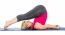 Middle Age Woman Doing Yoga Exercises