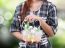 Woman And Flowers