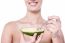 Cropped Picture Of Woman With Avocado