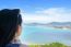 Woman Tourist Watching The Ocean In Phuket, Thailand