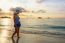 Girl On The Beach At Similan Island, Thailand