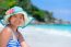 Happy Girl On The Beach At Thailand