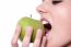 Woman Eating An Apple