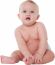 Cute Baby Boy Sitting On White Background