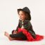 Little Girl Fashion Model With Black Hat