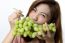 Beautiful Asian Woman With Grape