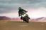 Young Man Riding Big Motorcycle On Asphalt Highway ,use For People Leisure Traveling And Adventure Lifestyle