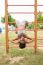 Young African Woman Doing Sit-ups