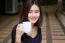 Portrait Of Thai Adult Glasses Beautiful Girl Drinking Coffee