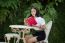 Thai Adult Student University Beautiful Girl Reading Red Book