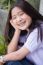 Portrait Of Thai Student Teen Beautiful Girl Happy And Relax