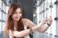 Portrait Of Thai Adult Beautiful Girl Using Her Smart Phone Selfie