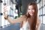 Portrait Of Thai Adult Beautiful Girl Using Her Smart Phone Selfie