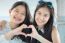 Two Asia Thai Teen Best Friends Girls Smile And Funny