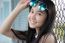 Portrait Of Thai Teen Glasses Beautiful Girl Relax And Smile