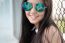 Portrait Of Thai Teen Glasses Beautiful Girl Relax And Smile