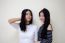 Two Asia Thai Teen Best Friends Girls Smile And Funny