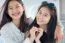 Two Asia Thai Teen Best Friends Girls Smile And Funny