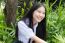 Portrait Of Thai High School Student Uniform Teen Beautiful Girl Happy And Relax,