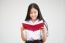 Asia Thai High School Student Uniform Beautiful Girl Read A Book