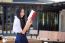 Asia Thai High School Student Uniform Beautiful Girl Read A Book