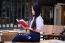 Asia Thai High School Student Uniform Beautiful Girl Read A Book