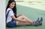 Portrait Of Thai Teen Beautiful Girl Happy And Relax