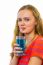 Girl Drinking Soda With Straw