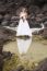 Bride At Snapper Rock Beach In New South Wales