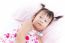 Little Girl Lying On Sickbed With Digital Thermometer In Her Armpit