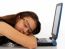 Girl Asleep On Her Computer