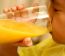 Boy Drinking Orange Juice