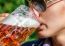 Man Drinking Beer From Mug Closeup